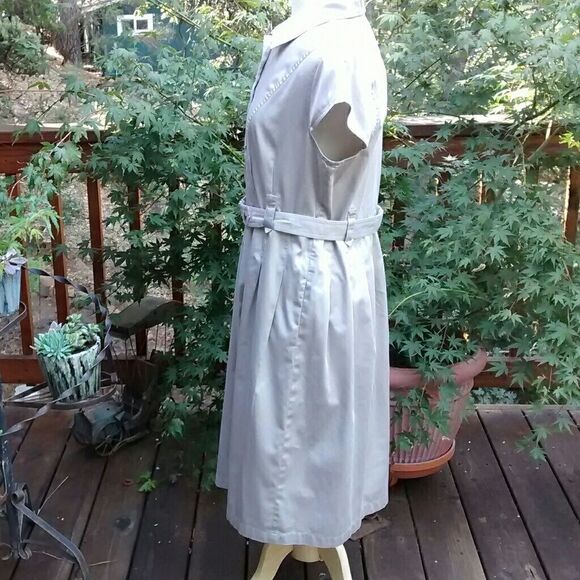 Alfani Cotton Khaki Dress - Picture 3 of 8